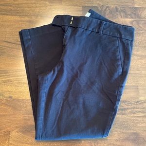 Loft Modern Skinny Ankle Black Pants, 12P